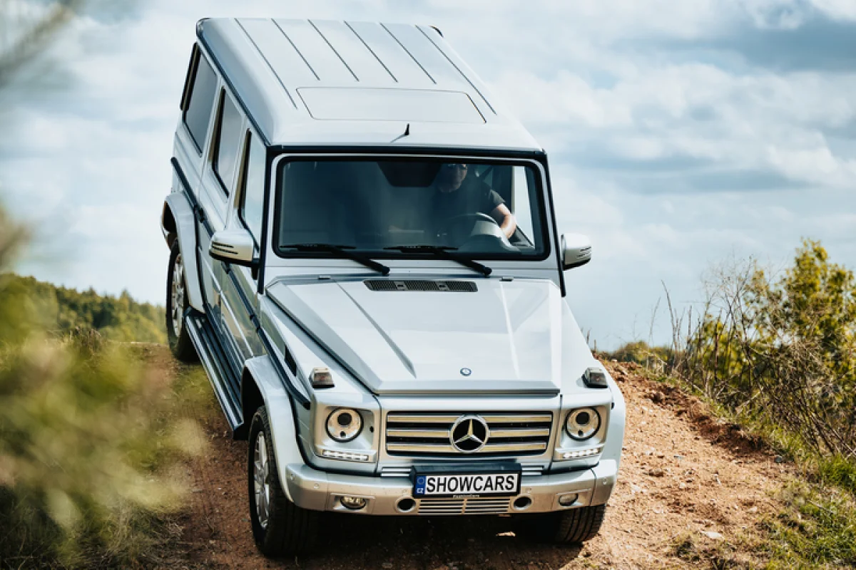 Offroad jízda v Mercedes Benz G na uzavřeném polygonu Autodromu Most - foto 05
