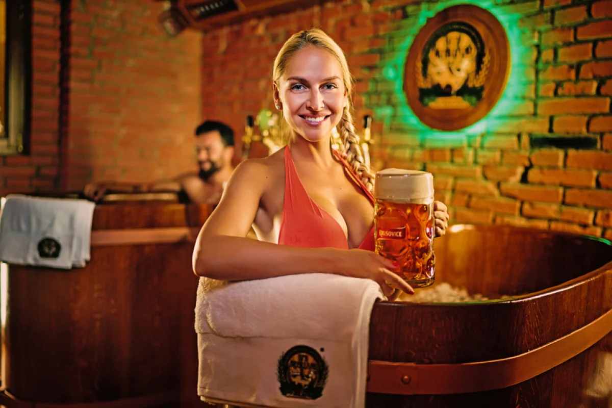 Pivní lázně Spa Beerland Mariánské Lázně s neomezenou konzumací piva - foto 03