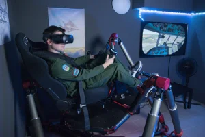 Pohyblivý letecký simulátor - proleťte se virtuální realitou - foto 02