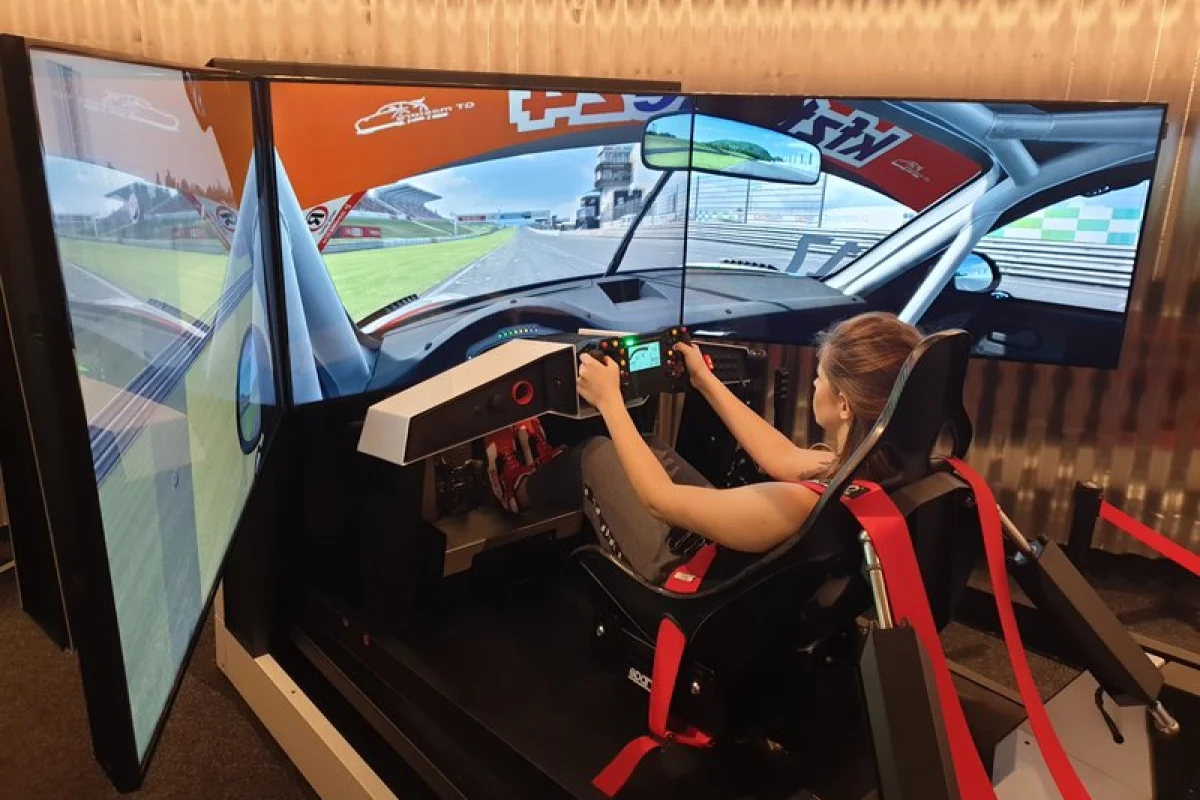 Profesionální simulátor závodních automobilů - WRC Rallye Car, GT3 nebo Formule 1 - foto 05