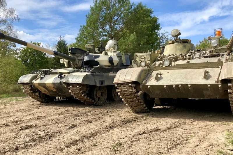 Řízení tanku T-55 a BVP-1 + střelba na střelnici - foto 04