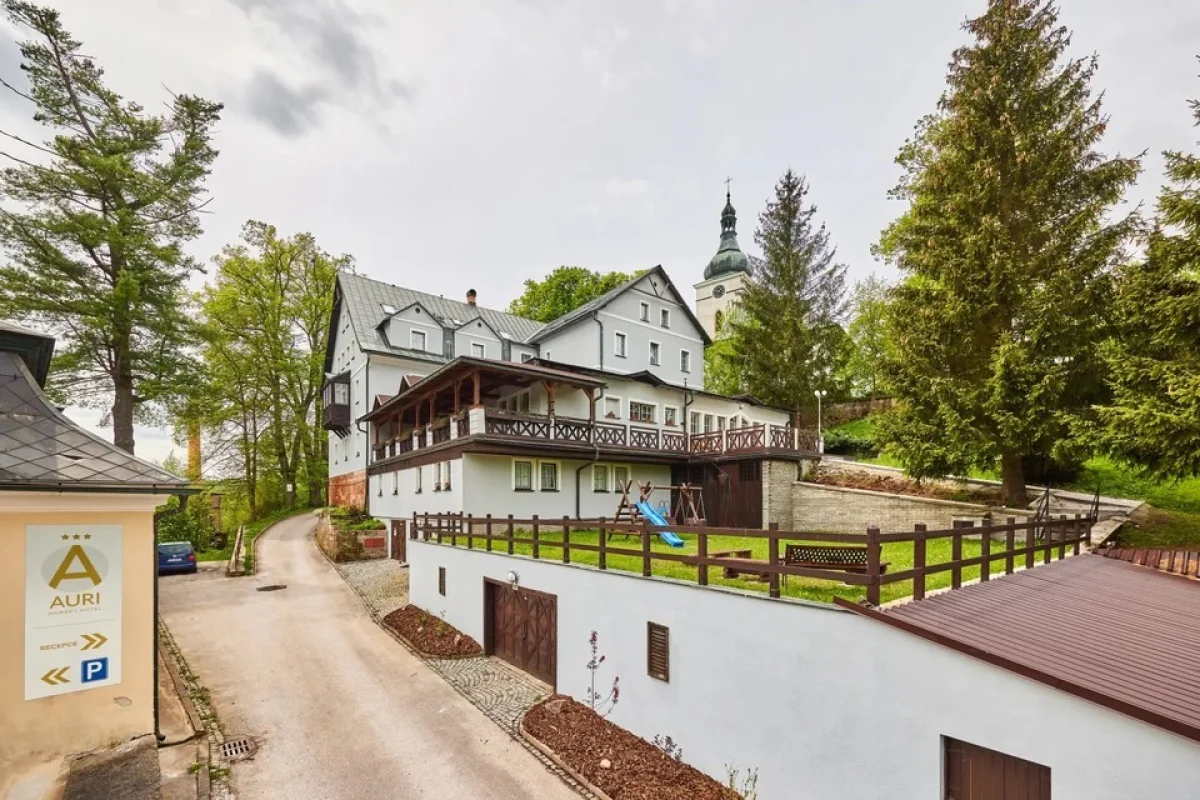 Stylový pobyt s polopenzí, kávou a dezertem v hotelu Auri v Podkrkonoší pro 2 osoby - foto 04