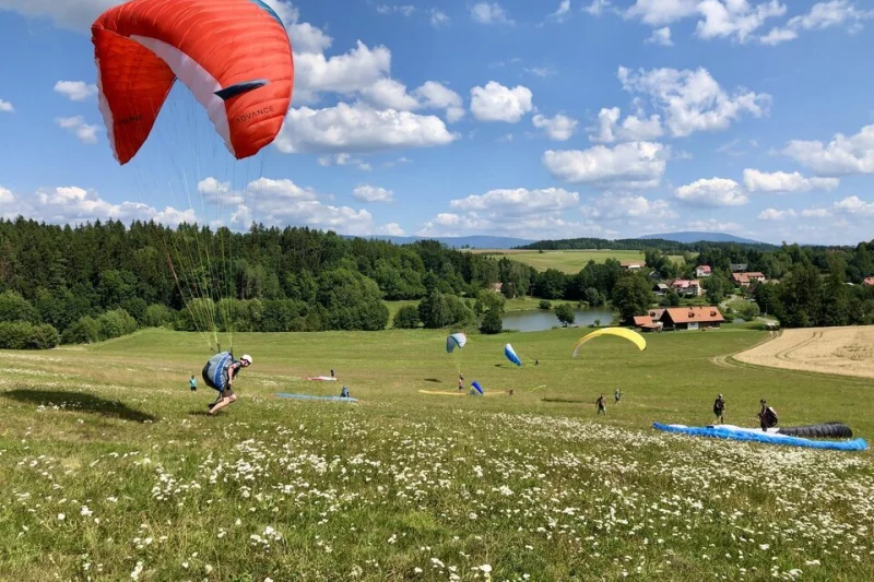 Tandemový paragliding - dotkněte se oblaků - foto 03
