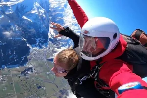 Tandemový seskok padákem v Rakousku: Zell am See - foto 01