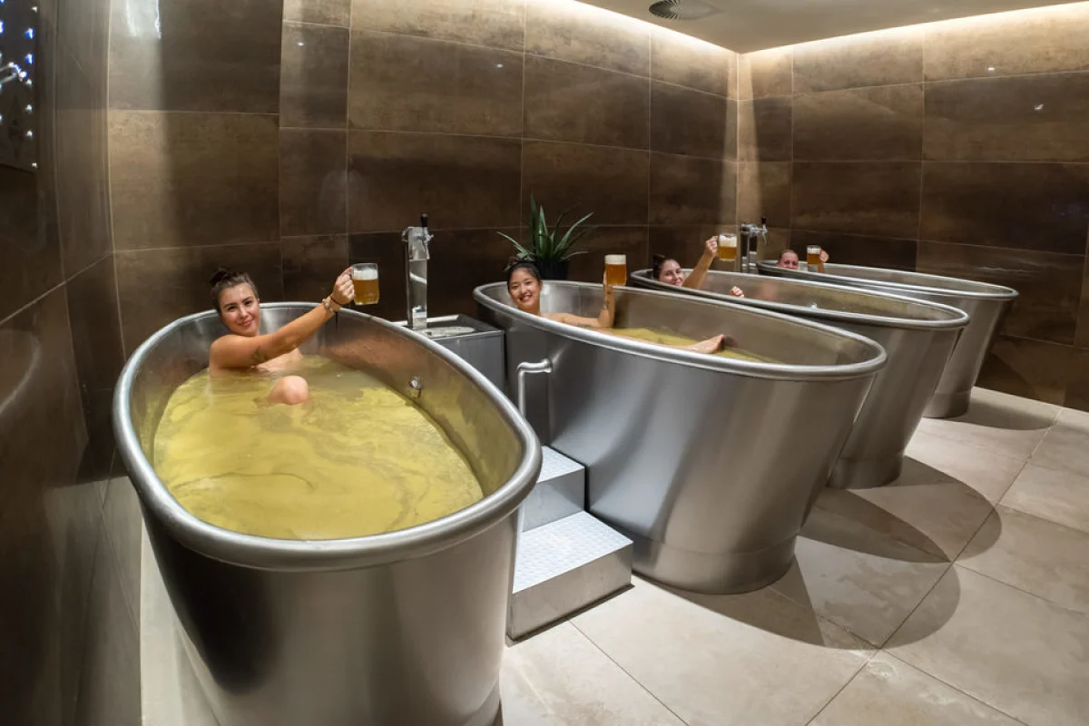 Ubytování s pivní lázní, snídaní a saunovým relaxem ve Wellness Hotelu**** Pivovar Monopol pro 2 osoby - foto 02