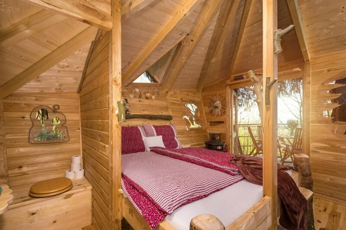 Ubytování v treehousu se saunou a výhledem na Ještěd - foto 06