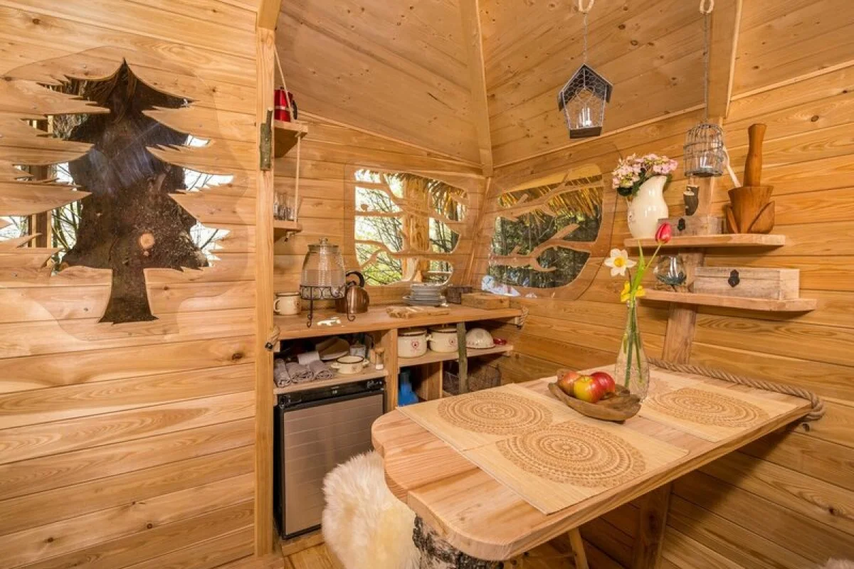 Ubytování v treehousu se saunou a výhledem na Ještěd - foto 08