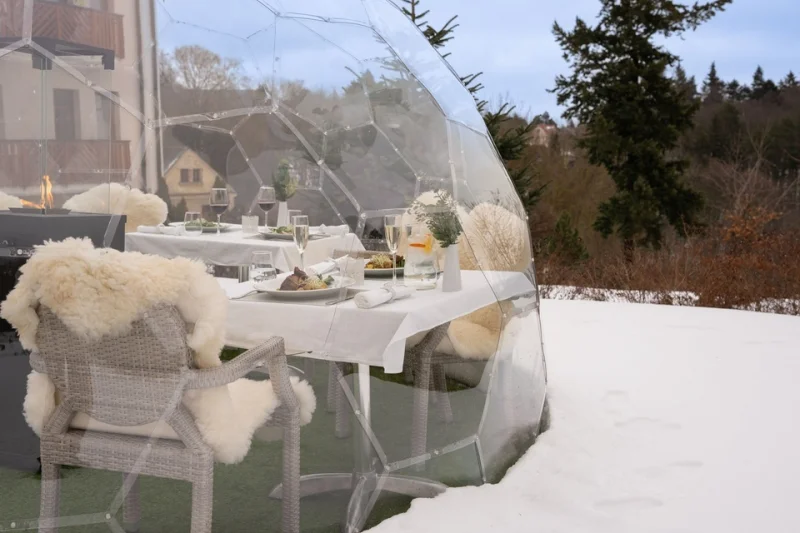 Úžasné 4chodové zážitkové menu v unikátním soukromém iglú v restauraci Rendlík - foto 02
