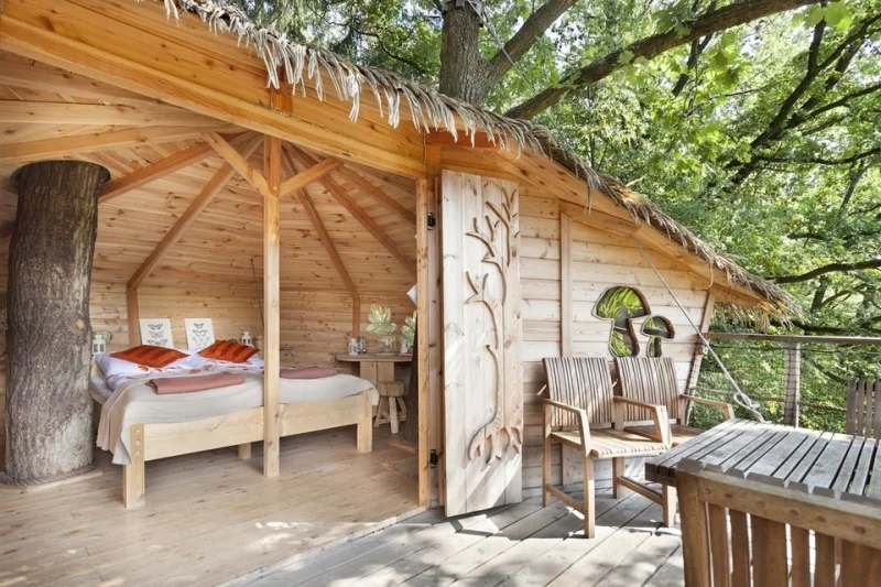 Úžasný pobyt v unikátním Tree house na Třech Dubech v Resortu Green Valley se snídaní - foto 02