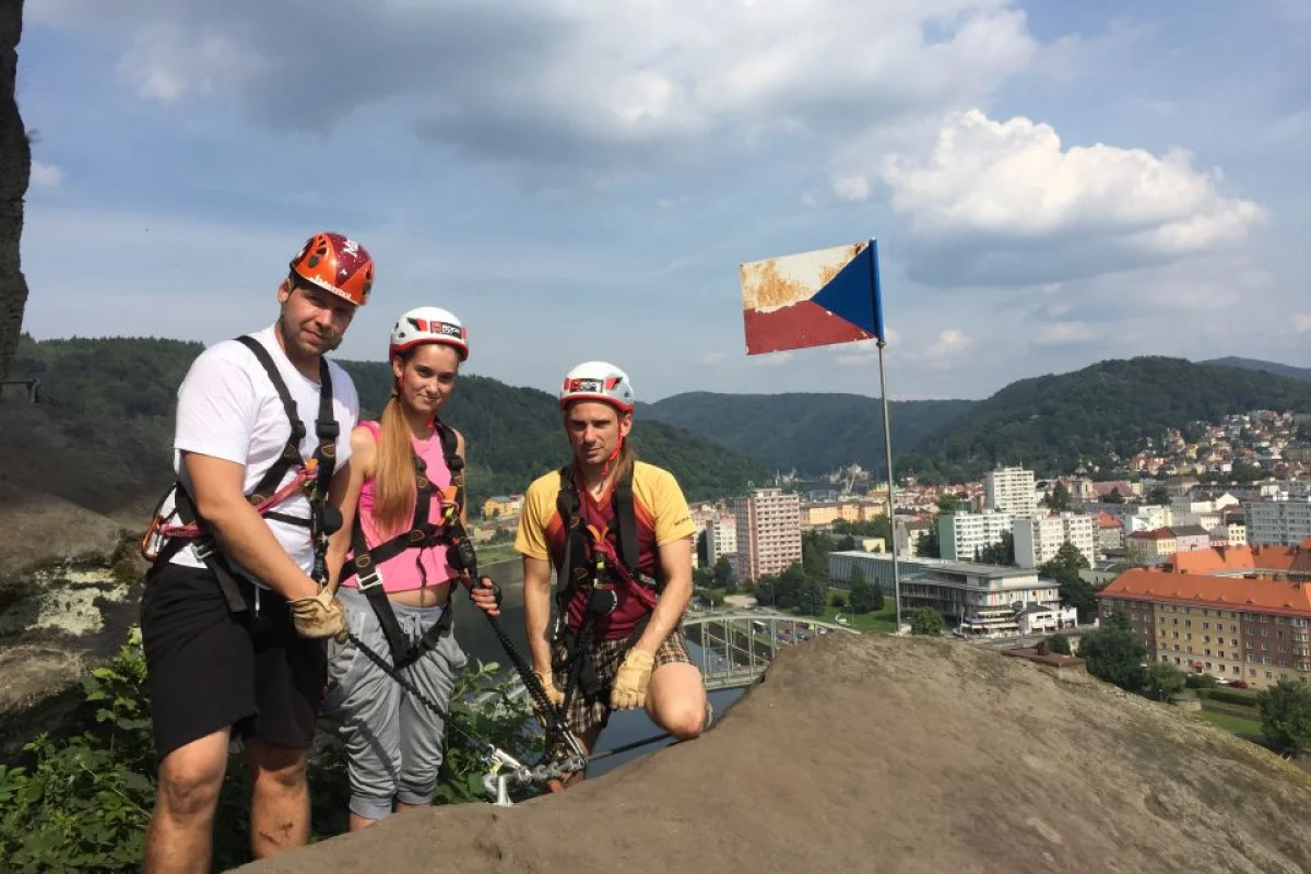 Via Ferrata v Děčíně s výstrojí a instruktorem - foto 02