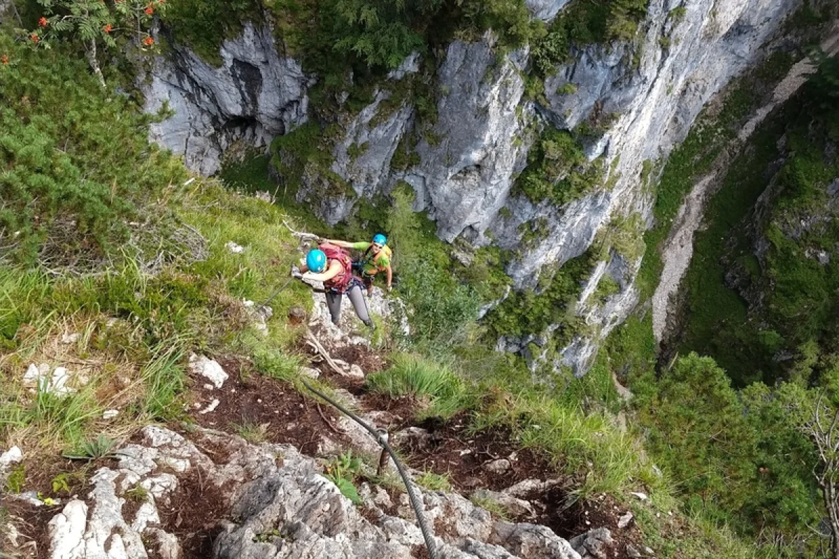 Via ferrata v Rakousku: Kali, Kala a Kalo - foto 07