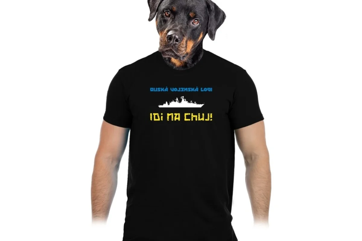 Vtipné pánské tričko Bastard: Ukrajina - foto 01