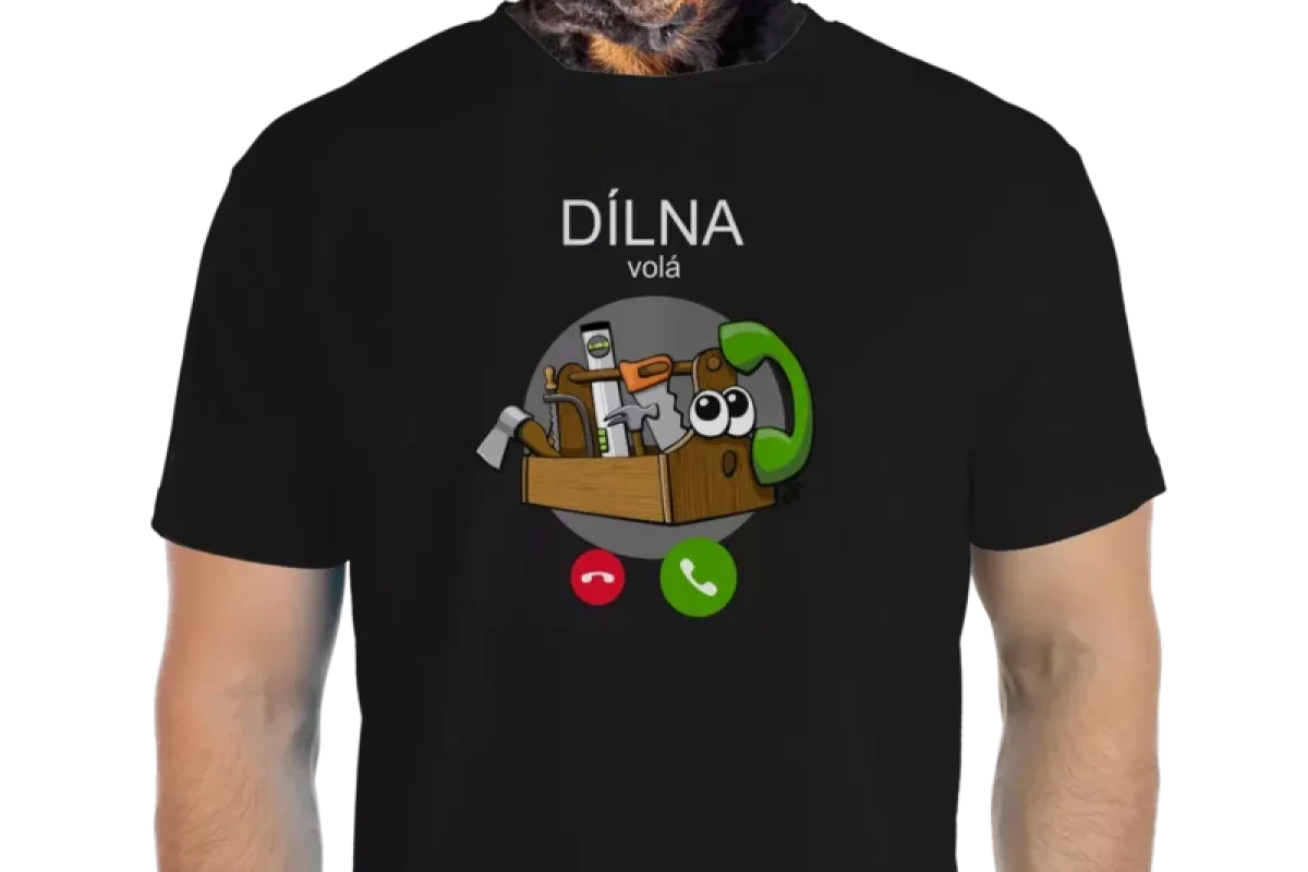Vtipné tričko Bastard: Dílna volá - foto 01