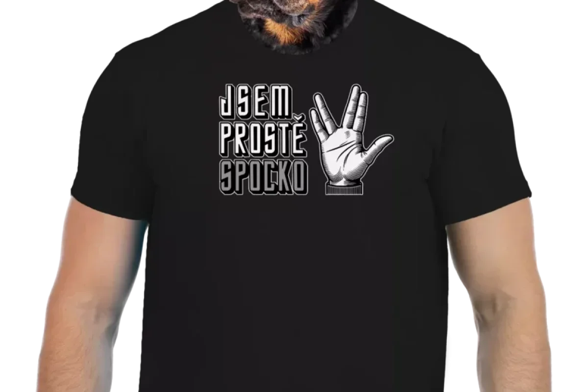 Vtipné tričko Bastard: Jsem spocko - foto 01