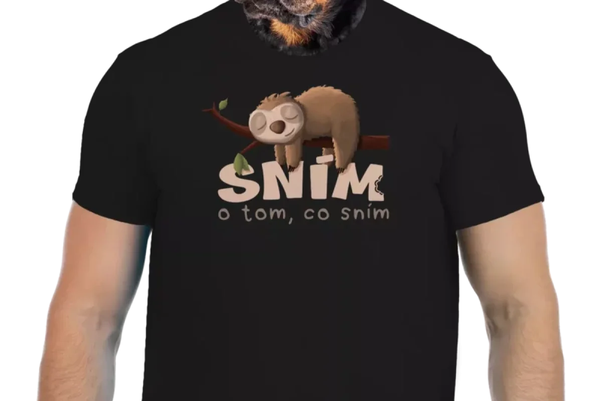 Vtipné tričko Bastard: Sním o tom, co sním - foto 01