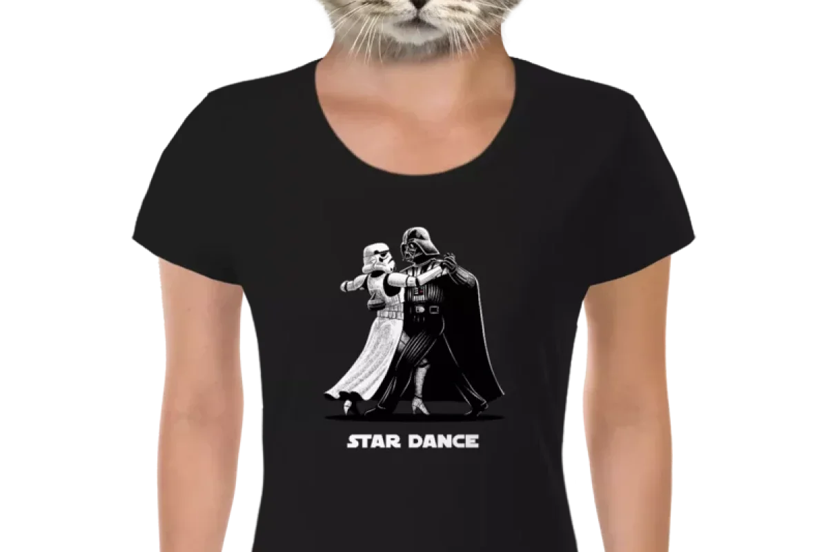 Vtipné tričko Bastard: Star Wars tanečníci - foto 03
