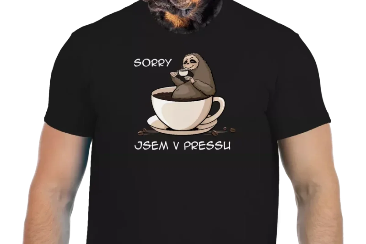 Vtipné tričko Bastard: V pressu - foto 01